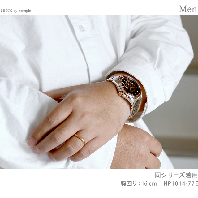 シチズン コレクション メカニカル 自動巻き 腕時計 メンズ オープンハート CITIZEN COLLECTION NP1014-77E アナログ ブラック ピンクゴールド 黒 日本製 ブランド おしゃれ 防水 プレゼント 男性 実用的_7