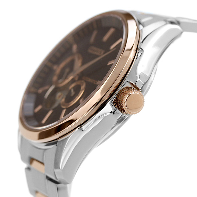 シチズン コレクション メカニカル 自動巻き 腕時計 メンズ オープンハート CITIZEN COLLECTION NP1014-77E アナログ ブラック ピンクゴールド 黒 日本製 ブランド おしゃれ 防水 プレゼント 男性 実用的_2