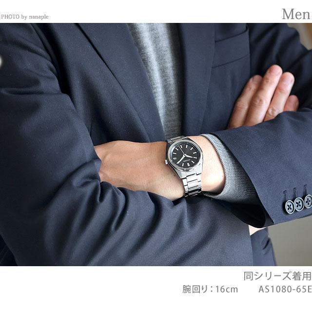 シチズン コレクション 光発電エコドライブ電波 腕時計 ブランド メンズ 電波ソーラー CITIZEN COLLECTION AS1080-65E アナログ ブラック 黒 おしゃれ 防水 プレゼント 男性 実用的_6