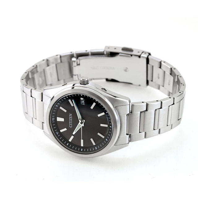 シチズン コレクション 光発電エコドライブ電波 腕時計 ブランド メンズ 電波ソーラー CITIZEN COLLECTION AS1080-65E アナログ ブラック 黒 おしゃれ 防水 プレゼント 男性 実用的_3
