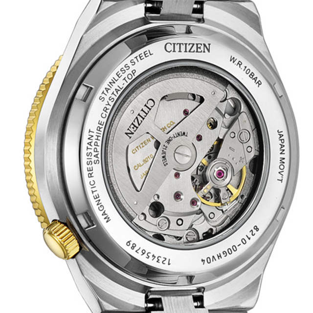 シチズン コレクション TSUYOSA 自動巻き 腕時計 ブランド メンズ CITIZEN COLLECTION NJ0234-58X アナログ レッド ゴールド 赤 おしゃれ 防水 プレゼント 男性 実用的_5