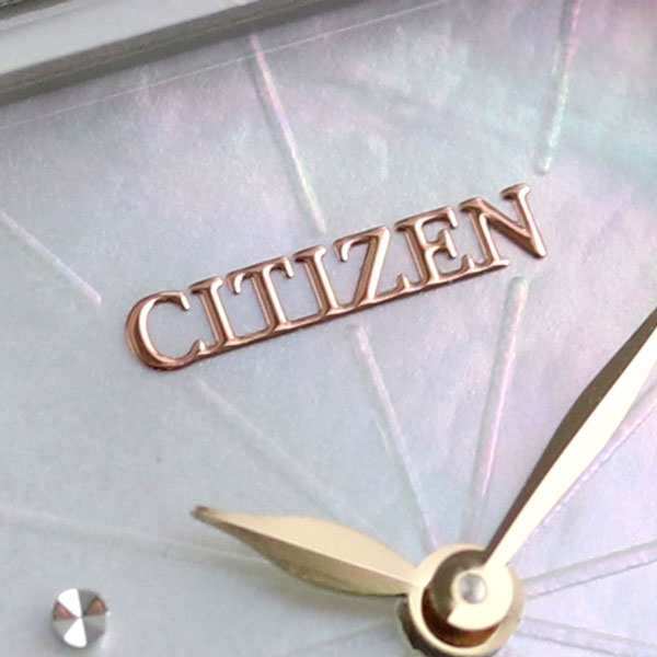 13日は+3倍に1000円OFFクーポン シチズン L エコドライブ ダイヤモンド レディース 腕時計 EG7068-16D CITIZEN L  ホワイトシェル ブラウ｜au PAY マーケット