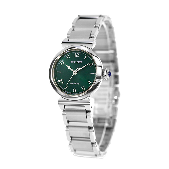 シチズン エル ROUND collection 光発電エコドライブ 腕時計 レディース ソーラー CITIZEN L EM1130-83X アナログ グリーン ブランド おしゃれ 防水 軽い 華奢 かわいい プレゼント 女性 実用的_1