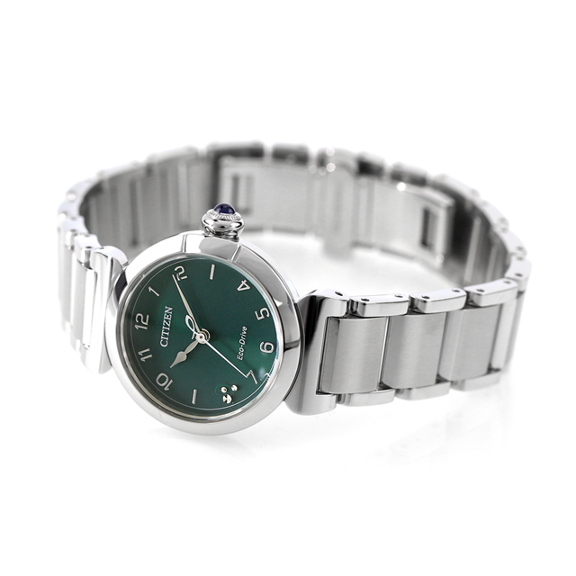 シチズン エル ROUND collection 光発電エコドライブ 腕時計 レディース ソーラー CITIZEN L EM1130-83X アナログ グリーン ブランド おしゃれ 防水 軽い 華奢 かわいい プレゼント 女性 実用的_3