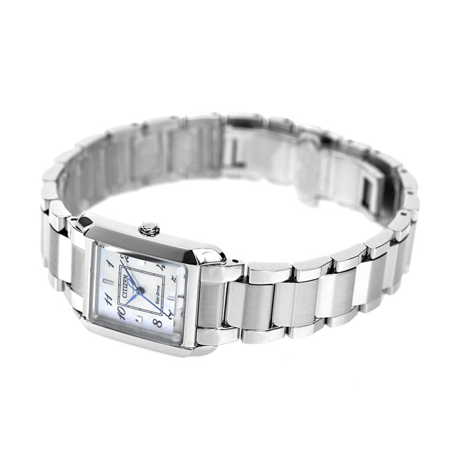 シチズン エル SQUARE Collection 光発電エコドライブ 腕時計 レディース ソーラー CITIZEN L EW5600-87D アナログ シェル ブランド おしゃれ 防水 軽い 華奢 かわいい プレゼント 女性 実用的_3