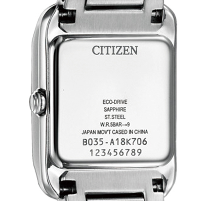 シチズン エル SQUARE Collection 光発電エコドライブ 腕時計 レディース ソーラー CITIZEN L EW5600-87D アナログ シェル ブランド おしゃれ 防水 軽い 華奢 かわいい プレゼント 女性 実用的_6