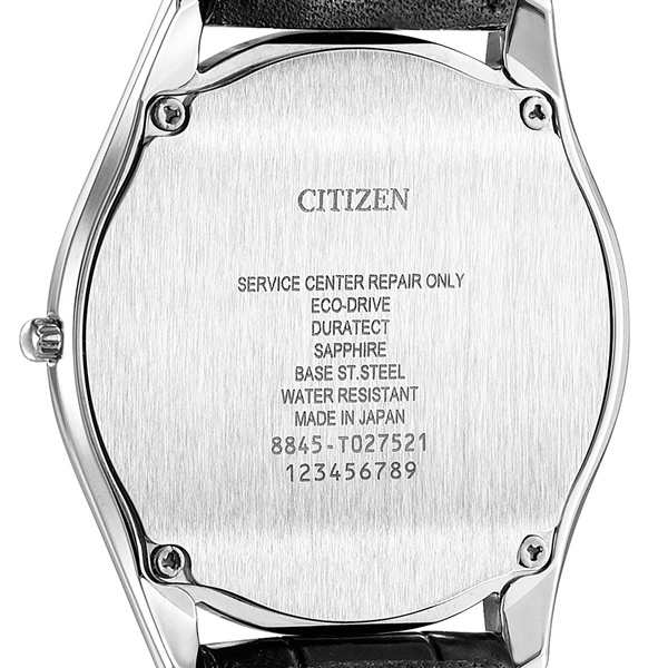 シチズン CITIZEN 腕時計 メンズ AQ5010-01E エコ・ドライブ ワン コンフォートライン Eco-Drive One Comfort-Line Eco-Drive One エコ・ドライブ（8845） ブラックxブラック アナログ表示