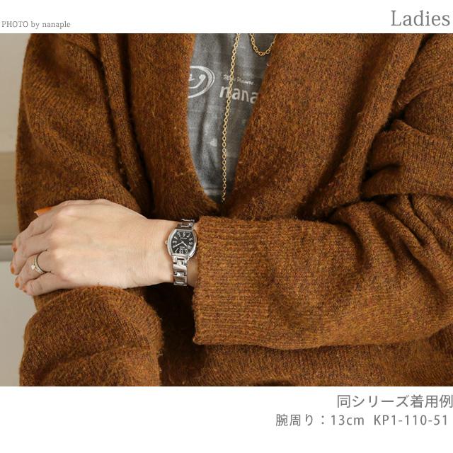 シチズン レグノ ソーラー レディース ブレスレット KP1-110-51 CITIZEN REGUNO 腕時計 ブラック_5