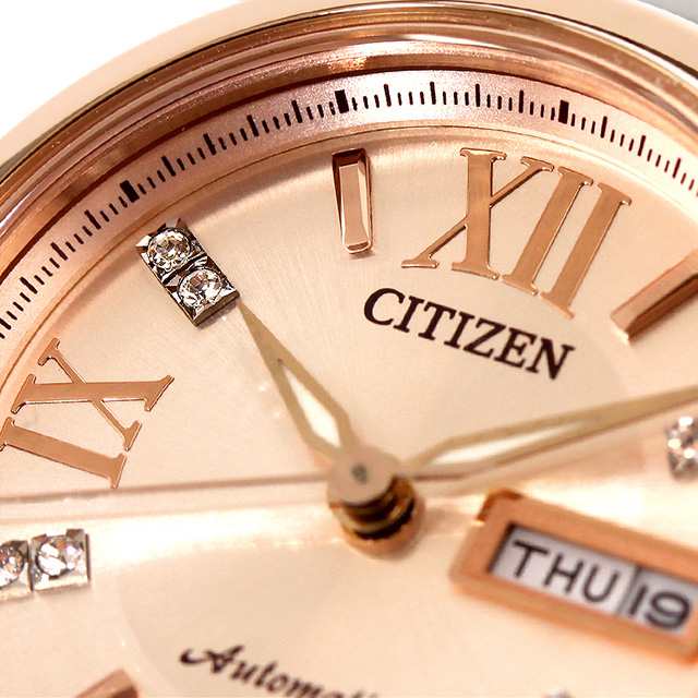 シチズン メカニカルウォッチ 自動巻き レディース PD7166-54W CITIZEN 腕時計 ピンクゴールド プレゼント ギフト｜au PAY  マーケット