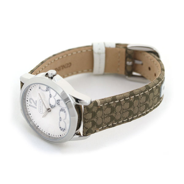 1 000円割引クーポン あす着 Coach 時計 レディース コーチ 腕時計 シルバー ブラウン 革ベルト の通販はau Pay マーケット 腕時計のななぷれ