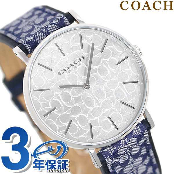 あす着 コーチ 時計 レディース ペリー 36mm 腕時計 シグネチャー柄 Coach Perry 革ベルトの通販はau Pay マーケット 腕時計のななぷれ