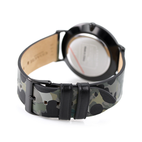 コーチ チャールズ 41mm クオーツ メンズ 腕時計 14602573 COACH ブラック カーキ_4