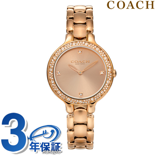 コーチ CHELSEA クォーツ 電池式 腕時計 ブランド レディース COACH 14504162 アナログ ピンクゴールドの通販は