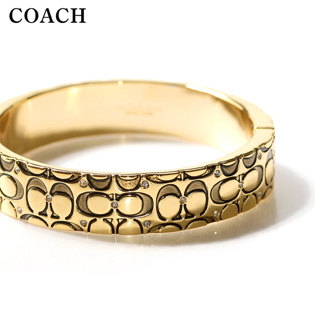 コーチ バングル レディース ブランド COACH ロゴ 341902GLD230 ゴールド アクセサリー