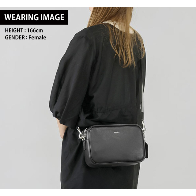コーチ ショルダーバッグ レディース ブランド COACH カメラバッグ 2WAY CCB51 BLK ブラック 斜めがけ 高級 おしゃれ プレゼント 女性 実用的 かわいい_7