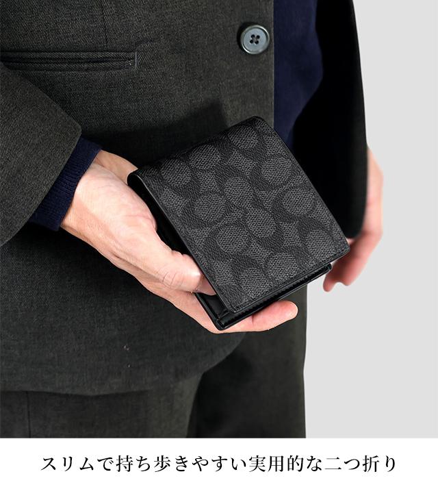 コーチ 二つ折り財布 メンズ ブランド COACH CY406 財布 選べるモデル ウォレット 高級 おしゃれ プレゼント 実用的_2