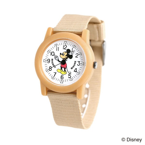 あす着 ディズニー ウォッチ ミッキーマウス 34mm メンズ レディース 腕時計 Mly Bge Disney Watch ホワイト ベージュの通販はau Pay マーケット 腕時計のななぷれ