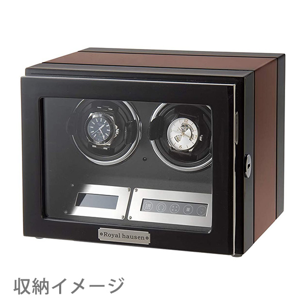 ロイヤルハウゼン ワインディング マシーン 2本巻き上げ 腕時計 GC03-D21EB Royal hausen ワインダー_1