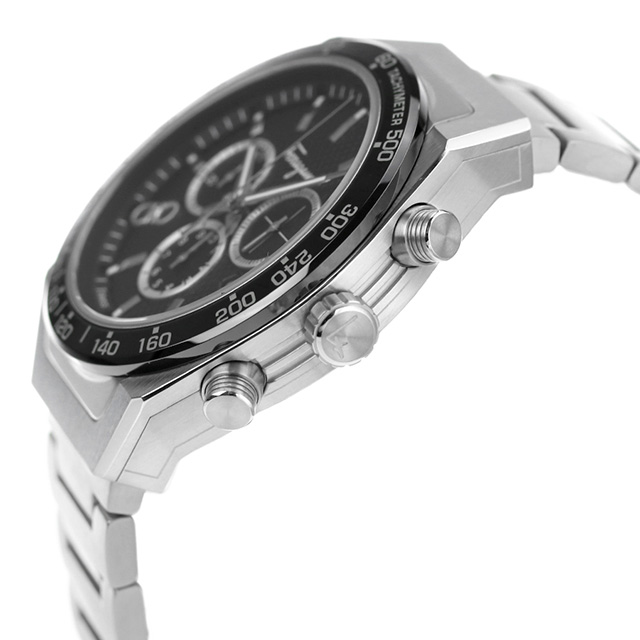 サルヴァトーレ フェラガモ SLX Chronograph クオーツ 腕時計 メンズ クロノグラフ Salvatore Ferragamo SFHR00623 アナログ ブラック 黒 スイス製 高級 ブランド おしゃれ 防水 プレゼント 男性 実用的_2