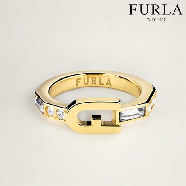 フルラ リング レディース ブランド FURLA スパークリング リング ステンレススチール(イエローゴールドPVD) FJ2015RT2 イエローゴールド