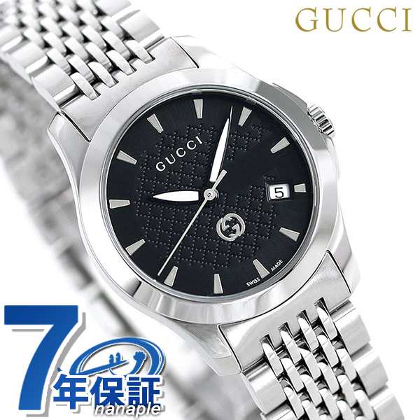 グッチ 時計 Gタイムレス 28mm レディース 腕時計 ブランド YA1265006 GUCCI ブラック