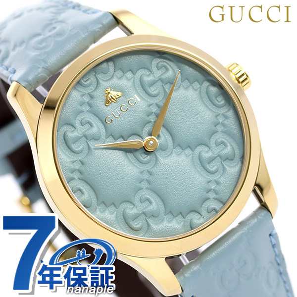 グッチ 時計 Gタイムレス 38mm レディース 腕時計 Ya Gucci G Timeless ブルー 革ベルトの通販はau Pay マーケット 腕時計のななぷれ