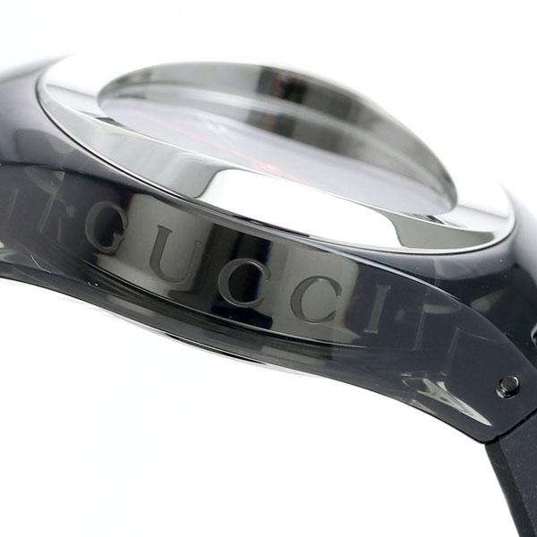 グッチ GUCCI シンク YA137301 ブラック文字盤 新品 腕時計 男女兼用