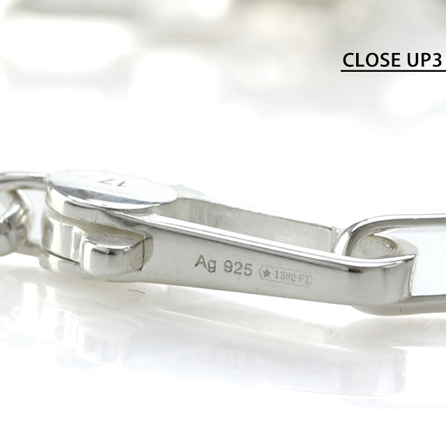 グッチ ブレスレット メンズ ブランド GUCCI インターロッキングG チェーン シルバー925 295711 J8400 8106 シルバー アクセサリー 選べるモデル_4