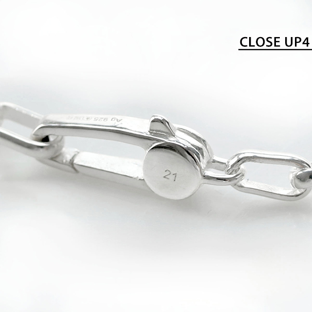 グッチ ブレスレット メンズ ブランド GUCCI インターロッキングG XL チェーン シルバー925 295711 J8400 8106 シルバー アクセサリー_5