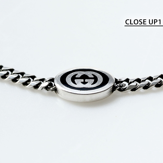 グッチ ブレスレット メンズ ブランド GUCCI インターロッキングG チェーン シルバー925 678657 J8410 8191 シルバー アクセサリー_2