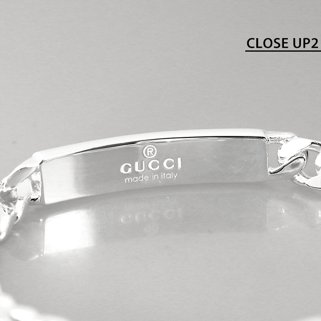 グッチ ブレスレット メンズ レディース ブランド GUCCI インターロッキングG スターリングシルバー シルバー アクセサリー 選べるモデル_3