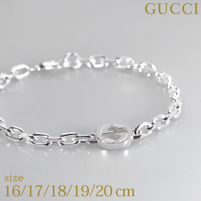 グッチ ブレスレット メンズ ブランド GUCCI インターロッキング