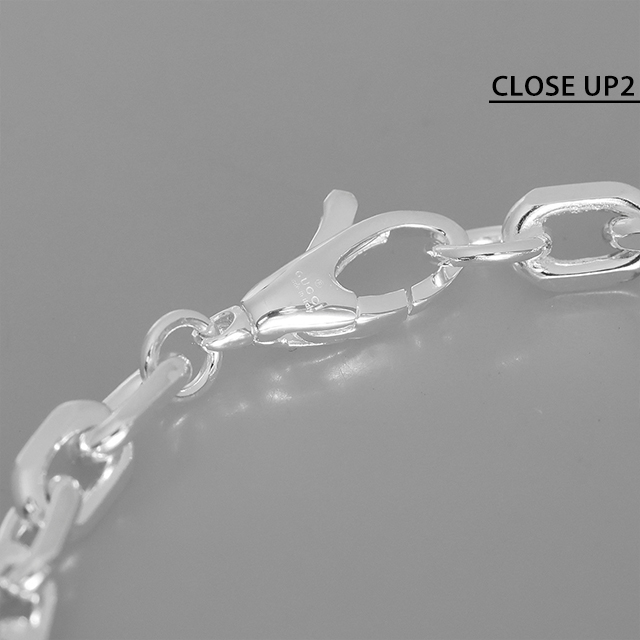 グッチ ブレスレット メンズ ブランド GUCCI インターロッキング チェーン 796351-J8400-8106-17 シルバー アクセサリー_3