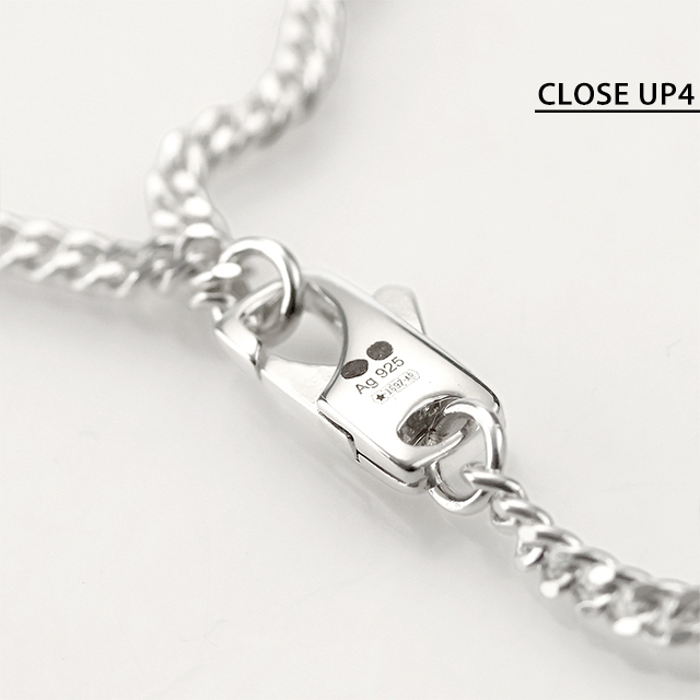 グッチ ネックレス メンズ レディース ブランド GUCCI ディアマンテ プレート ロゴ 843607 J8400 0818 シルバー アクセサリー_5