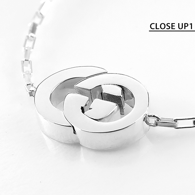 グッチ ブレスレット メンズ レディース ブランド GUCCI インターロッキング 853966 J8400 0818 シルバー アクセサリー 選べるモデル_2