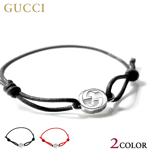 グッチ ブレスレット メンズ レディース ブランド GUCCI インターロッキング ロゴ A002MN JAAFV アクセサリー 選べるモデル