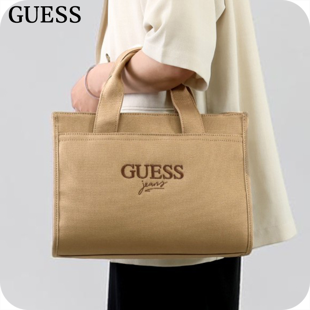 ゲス トートバッグ レディース ブランド GUESS 2WAY CB3068024 ベージュ 軽量 手提げ 高級 おしゃれ プレゼント 女性 実用的 かわいい