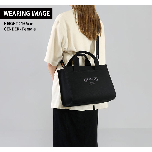 ゲス トートバッグ レディース ブランド GUESS 2WAY CB3068024 ブラック 軽量 手提げ 高級 おしゃれ プレゼント 女性 実用的 かわいい_7