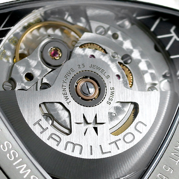 H24555331 ハミルトン HAMILTON ベンチュラ ELVIS80 自動巻き メンズ 腕時計 ブラック エルヴィス80 時計_5