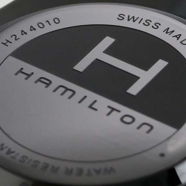 人気品！ HAMILTON ベンチュラ H244010 オールフルブラック 黒革