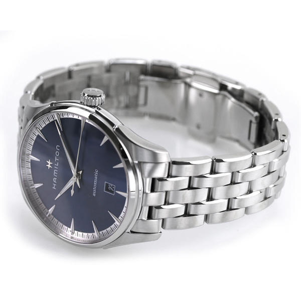 ハミルトン ジャズマスター オート 40mm 自動巻き メンズ 腕時計 H32475140 HAMILTON ブルー プレゼント ギフト_3