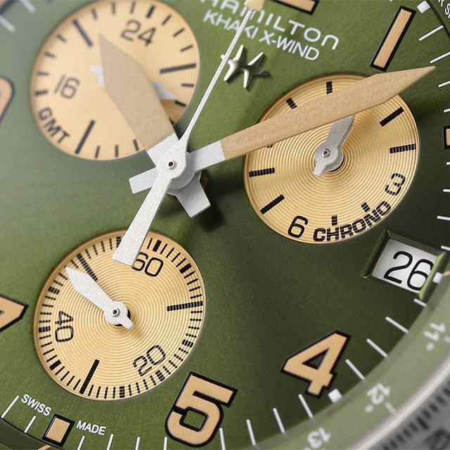 在庫あ得価 Hamilton ハミルトン 腕時計 メンズ H77932160 HAMILTON クオーツ（G10.962） グリーンxシルバー  アナログ表示の通販 by 腕時計のななぷれ｜ハミルトンならラクマ