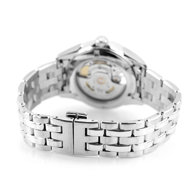 ハミルトン ジャズマスター Open Heart Auto 36mm 自動巻き 腕時計 ブランド メンズ レディース オープンハート HAMILTON JAZZMASTER H32215142 アナログ ブルー スイス製 おしゃれ 防水 プレゼント 実用的_4