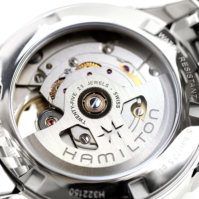 ハミルトン ジャズマスター Open Heart Auto 36mm 自動巻き 腕時計 ブランド メンズ レディース オープンハート HAMILTON JAZZMASTER H32215142 アナログ ブルー スイス製 おしゃれ 防水 プレゼント 実用的_6