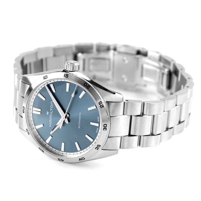 ハミルトン ジャズマスター Performer Automatic 38mm 自動巻き 腕時計 ブランド メンズ HAMILTON JAZZMASTER H36235140 アナログ ブルー スイス製 おしゃれ 防水 プレゼント 男性 実用的_3