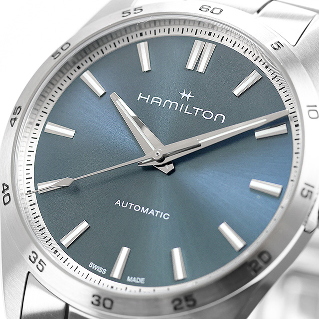 ハミルトン ジャズマスター Performer Automatic 38mm 自動巻き 腕時計 ブランド メンズ HAMILTON JAZZMASTER H36235140 アナログ ブルー スイス製 おしゃれ 防水 プレゼント 男性 実用的_5