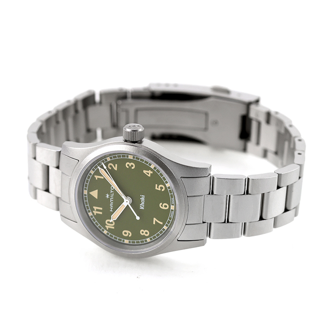ハミルトン カーキ フィールド 33mm クォーツ 電池式 腕時計