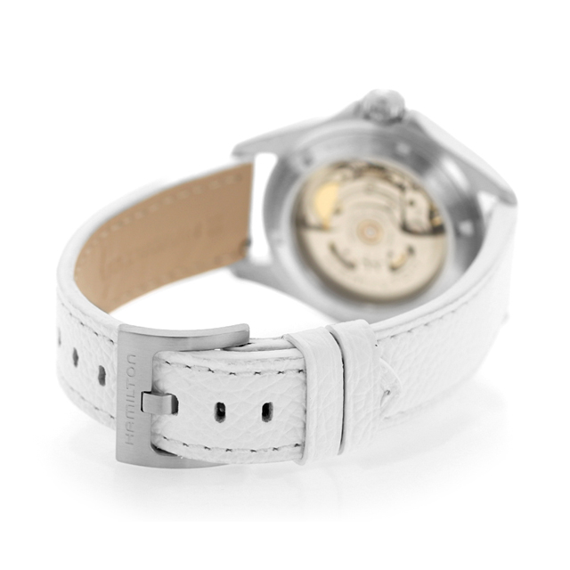 ハミルトン カーキ アビエーション カーキ パイロット オートマティック 36mm 自動巻き 腕時計 ブランド メンズ HAMILTON H76215850 アナログ シルバー ホワイト 白 スイス製_4