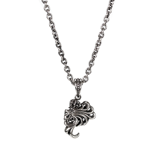 ライオンハート ネックレス メンズ ブランド LION HEART ハウル ペンダント スターリングシルバー 動物 04N13HL01 シルバー アクセサリー_1