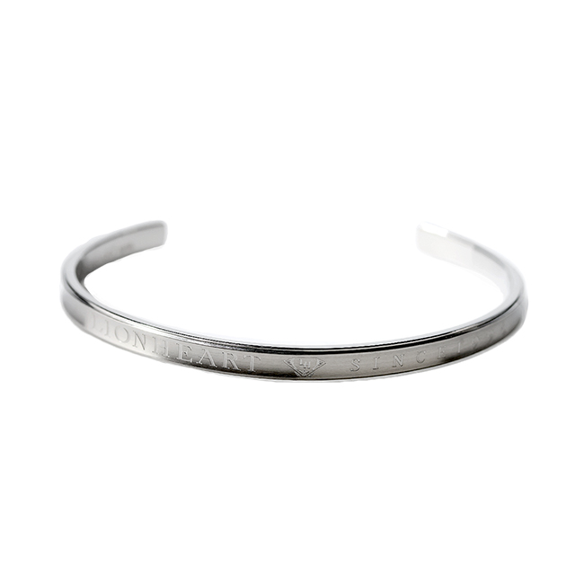 ライオンハート バングル メンズ ブランド LION HEART ステンレススチール LHMB003NS シルバー アクセサリー_1